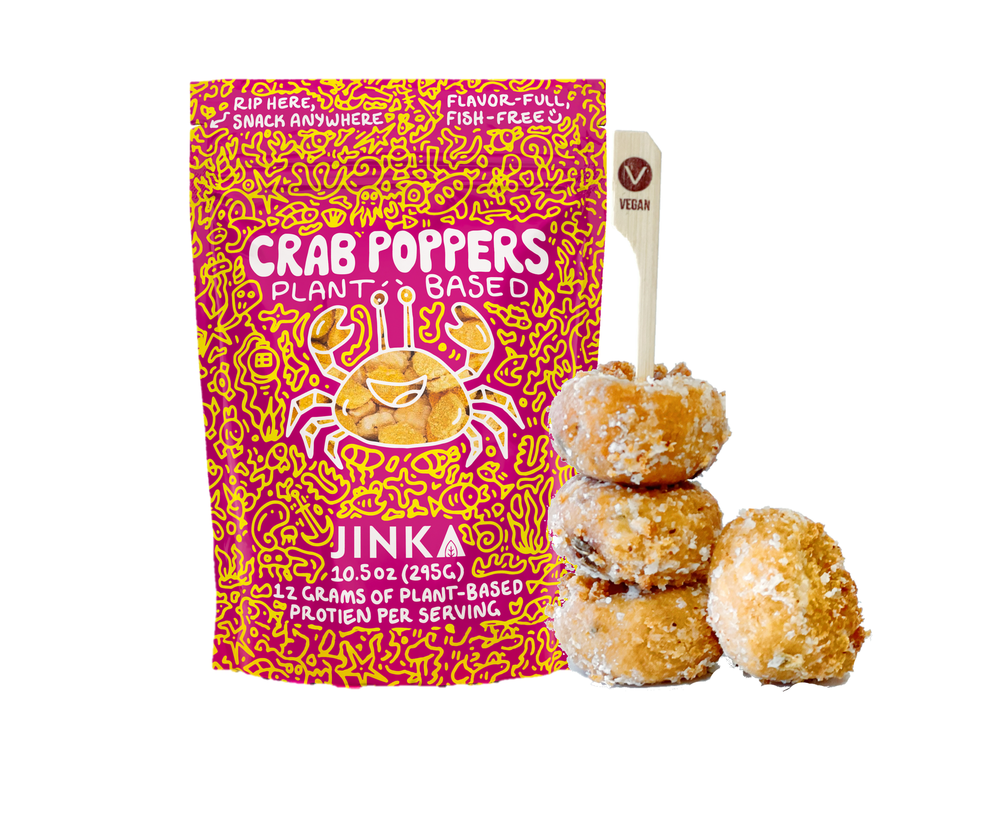 NEW ITEM! Plant-Based Crab Poppers